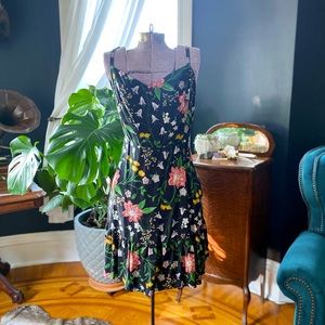 Floral spaghetti strap summer dress XXL Old Navy